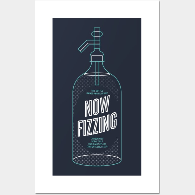 Now Fizzing shirt #2 Wall Art by jonsolomon